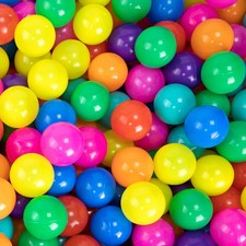 Markdang 100PCS Ball Pit Balls 8 Colors 2.2" Crush Proof Playpen Kids