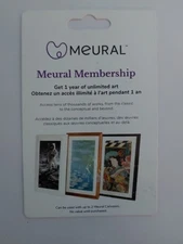 Meural MCMYA-10000S Canvas Annual Membership Card for Digital Frame