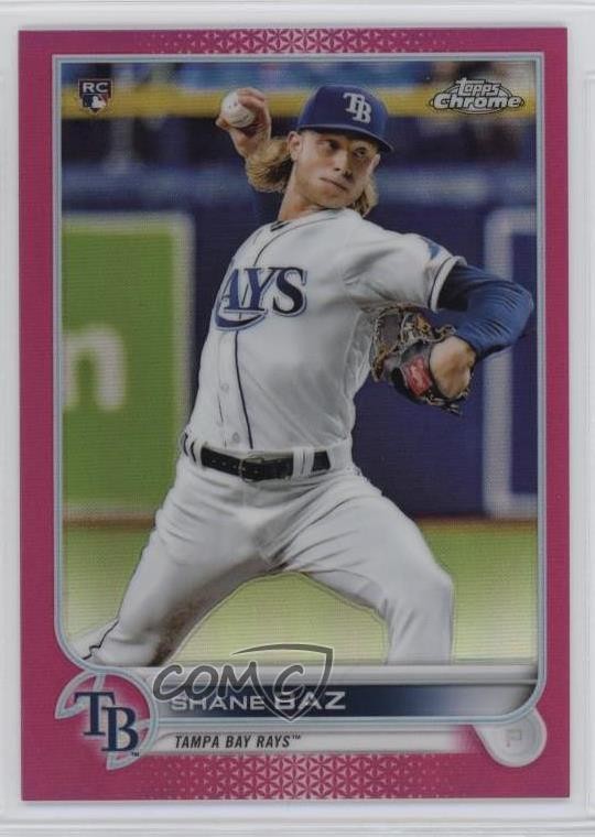 2022 Topps Chrome Magenta Refractor 85/399 Shane Baz #201 w5p