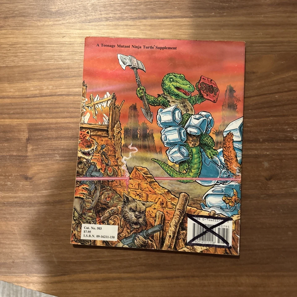 TMNT RPG SUPPLEMENT - After the Bomb Book 1986 Palladium Books - Image 3 of 4