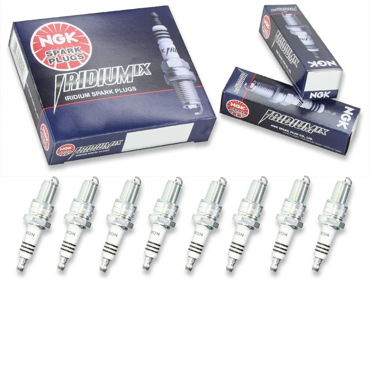 8 pc NGK Iridium IX Spark Plugs for 1984-1992 Bentley Mulsanne Ignition Wire mk