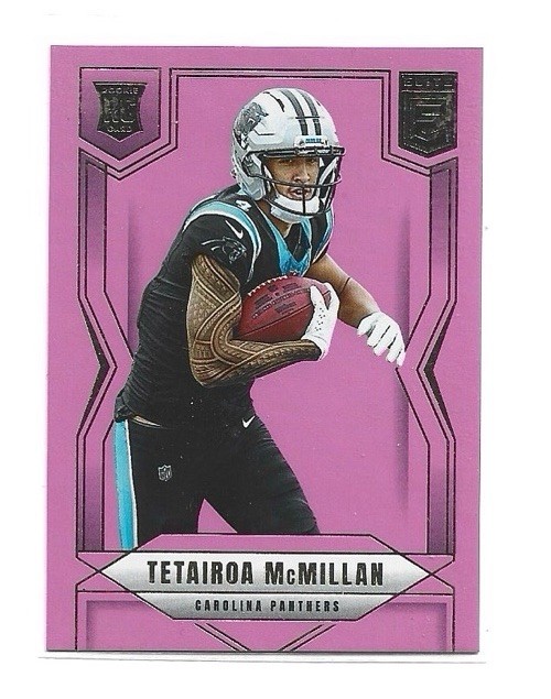 2025 Panini Donruss Elite Tetairoa McMillan Pink Ink Parallel RC 128 Rookie