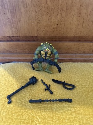 Vintage 1991 TMNT Teenage Mutant Ninja Turtles TOKKA Action Figure 100% Complete
