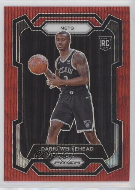 2023-24 Panini Prizm Ruby Wave Prizm Dariq Whitehead #175 1d0h