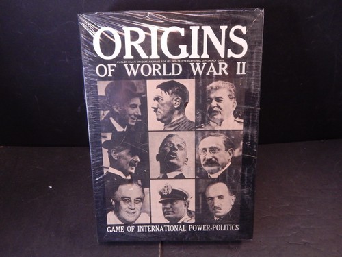 Vintage Avalon Hill AH SEALED War Board Game Bookcase Origins of WWII 1971