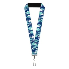 Buckle-Down unisex adults Buckle-down Lanyard - Peace Key Chain, Multicolor, Sta