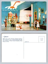 Monsanto Hall of Chemistry Disneyland Vintage Postcard Unique Display 1950s