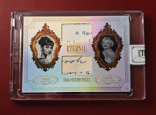 2024 Eternal Cuts Audrey Hepburn Marilyn Monroe Dual History Relics 48/50
