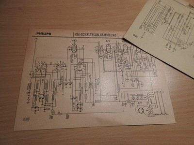 Philips  D 12 Atlas  Schaltplan DIN A5