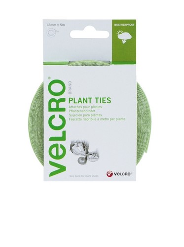 Velcro Marque Imperméable Jardin Polyvalent Réutilisable Plante Liens 12mm X 5m - Imagen 2 de 3