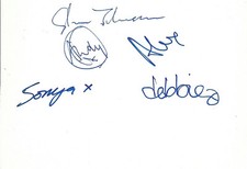 Echobelly autographs signed 10x15 cm index card 