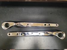 HARLEY DAVIDSON SPORTSTER CHROME REAR FENDER SUPPORT COVERS 59896-94 59897-94