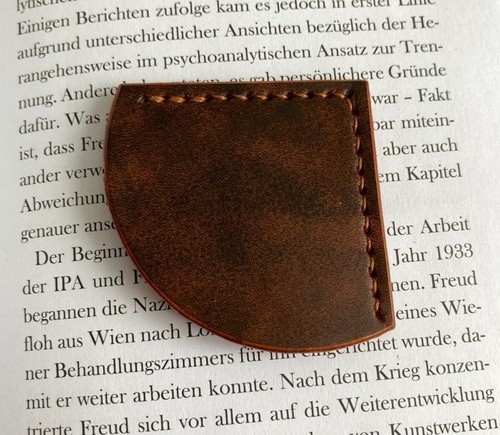 Leder Lesezeichen mit Namen Gravur personalisiert Geschenk für Lehrer, Marker - Bild 7 von 20