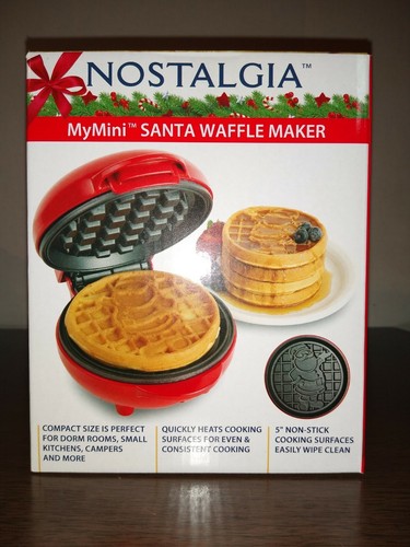 Nostalgia My Mini Santa Waffle Maker - Picture 1 of 4