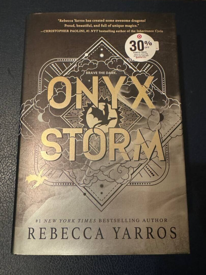 ONYX STORM Target Exclusive Edition Hardcover Book Rebecca Yarros *SHIPS FAST*