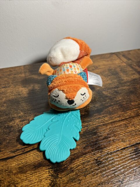 Infantino Go Gaga Jittery Fox Baby Car Seat Stroller Toy Teether Pram Rattle Infantino Go Gaga Jittery Fox Baby Car Seat Stroller Toy Teether Pram Rattle