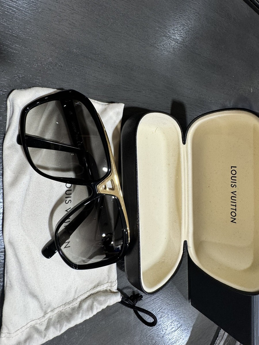 LOUIS VUITTON サングラス ブラック/ゴールド - Z0350W Louis Vuitton Unisex Evidence Sunglasses BLACK & GOLD Z0350W