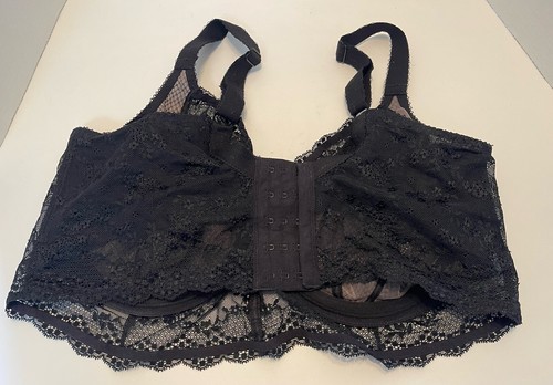 ELOMI CHARLEY LONGLINE FULL FIGURE UNDERWIRE BRA EL4381 BLACK SIZE 38J - 第 5/6 張圖片