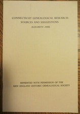 Connecticut Genealogical Sources and Suggestions