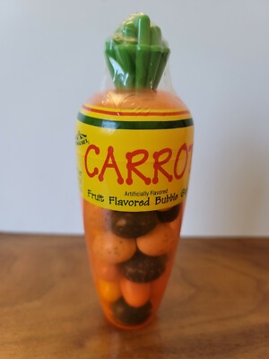 Vintage 2005 FordGum CARROT Fruit Flavored Bubble Gum-DO NOT EAT-Collectors Only