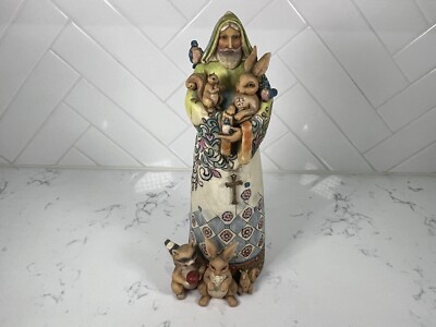 Jim Shore  4007547 ''Lord Make Me An Instrument Of Your Peace''  Figurine 10 3/4''