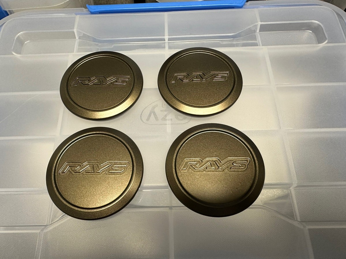 Cache-centres Volk Racing ZE40/TE37UL TRA - 4 Pièces Chrome - Pour Jantes Rays