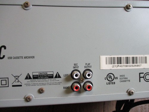 ION TAPE2PC USB Cassette Deck, Convertitore a Nastro per Cassette, Mix Tape Converter - Foto 10 di 12