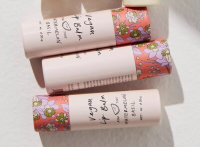 NEW FREE PEOPLE VEGAN LIP BALM WATERMELON BASIL