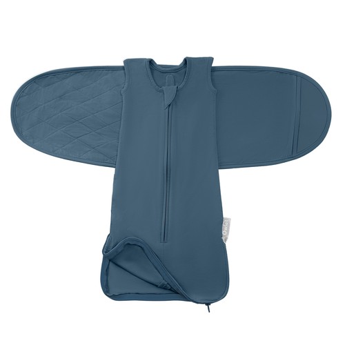 Dream Sleeper with Swaddle, Wearable Unisex Blanket for Newborn – Bedtime Blue