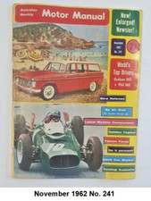 1962 MOTOR MANUAL Austin Healey Sprite Vanguard Borgward Isabella Hartnett B.M.C