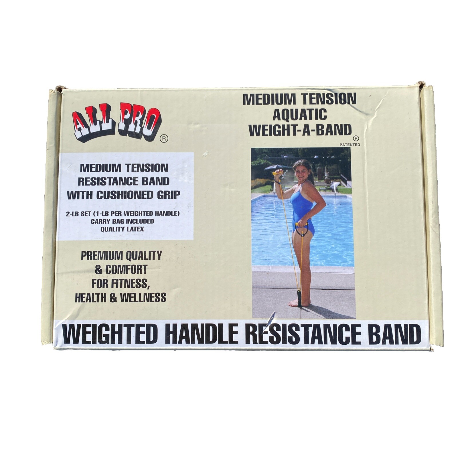 All Pro Aquatic Weight-A-Band Medium Tension Resistance Band