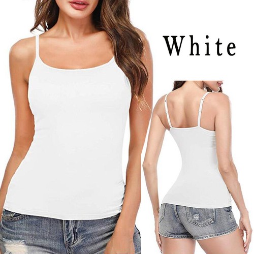 Women Shapewear Tank Top Cami with Built in Bra Tummy Control Shaper Compression - Picture 12 of 33
