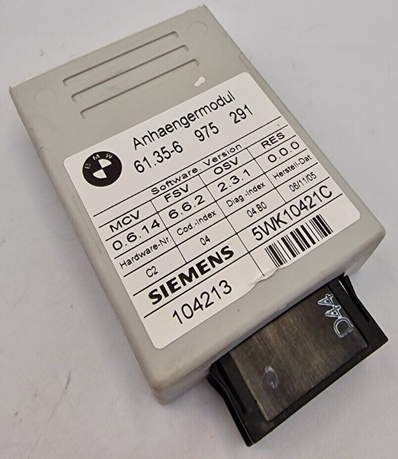 BMW E60 E61 E65 E70 E71 6975291 TRAILER TOWING CONTROL MODULE UNIT eBay