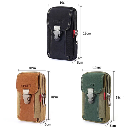 Universal Outdoor Army Mobile Phone Pouch Holster Case Bag Holder Belt Hiking - Bild 2 von 29