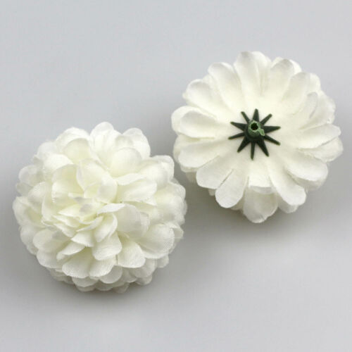 Cabeza de flor de seda artificial para madres flor a granel para hágalo usted mismo artesanía ramos de mesa decoración - Imagen 22 de 38