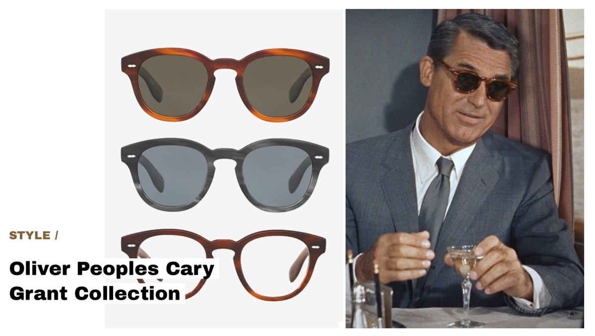 New CARY GRANT OLIVER PEOPLES Eyeglasses OV5413U 1101 48-22 145