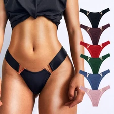 Women’s High Cut Thong Underwear – G-string T-back Panties Lingerie