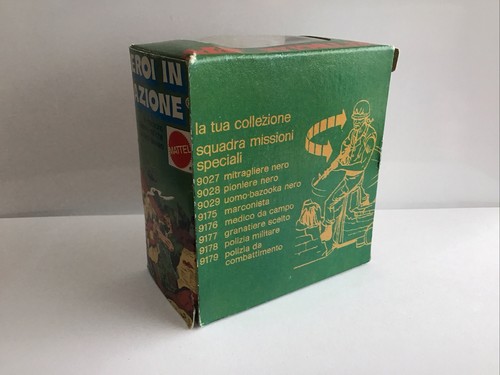 DE COLECCIÓN MATTEL 1974 HÉROES EN ACCIÓN EROI IN AZIONE SOLDADO AMERICANO 9178 POLICÍA - Imagen 9 de 12
