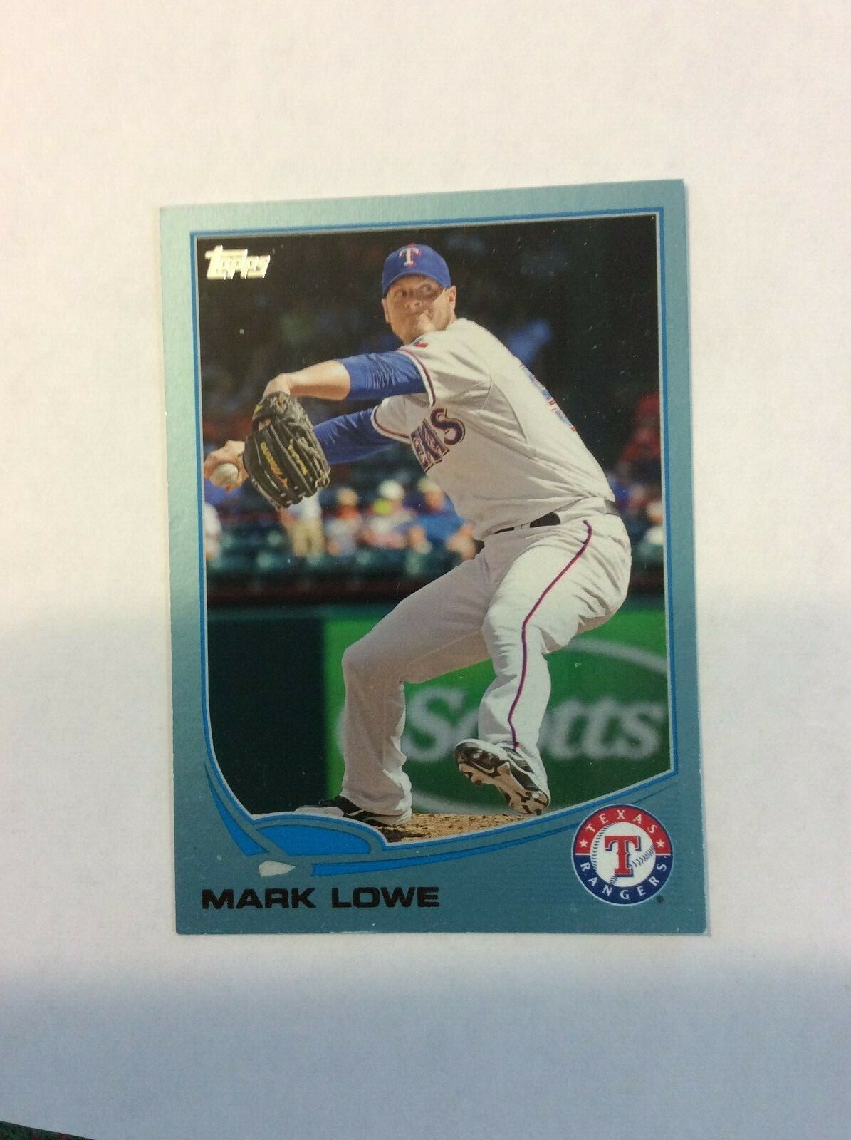 2013 Topps #57 Walmart Blue Mark Lowe, Rangers   nm