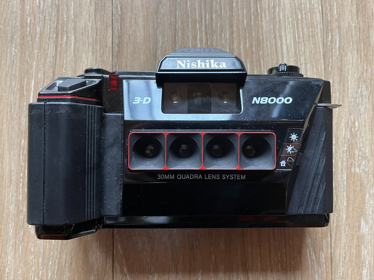 Nishika N8000 35mm Film Camera 3D Quadra Lens System
