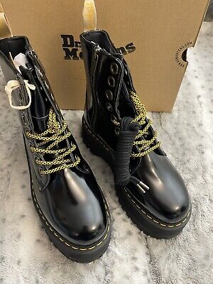 DR. MARTENS JADON MAX COMBAT PLATFORM BOOTS IN BLACK OXFORD DR. MARTENS JADON MAX COMBAT PLATFORM BOOTS IN BLACK OXFORD