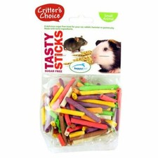 Critter's Choice Tasty Sticks Small Animal Treat Hamster Snack, Guinea Pig Bites