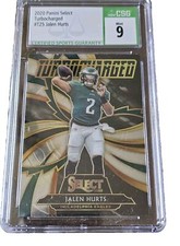 2020 Panini SELECT JALEN HURTS Turbocharged # T25 Rookie CSG 9 Eagles