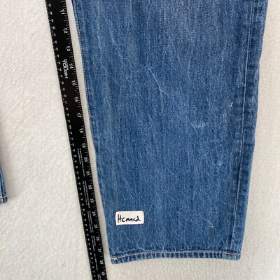 Jean Droit Sean John Pour Homme - Taille 34 X 28.5 Pouces, Délavage Foncé - Occasion Très Bon état