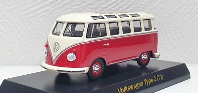 Kyosho 1/64 VW VOLKSWAGEN BUS TYPE 2 T1 RED diecast car model | eBay