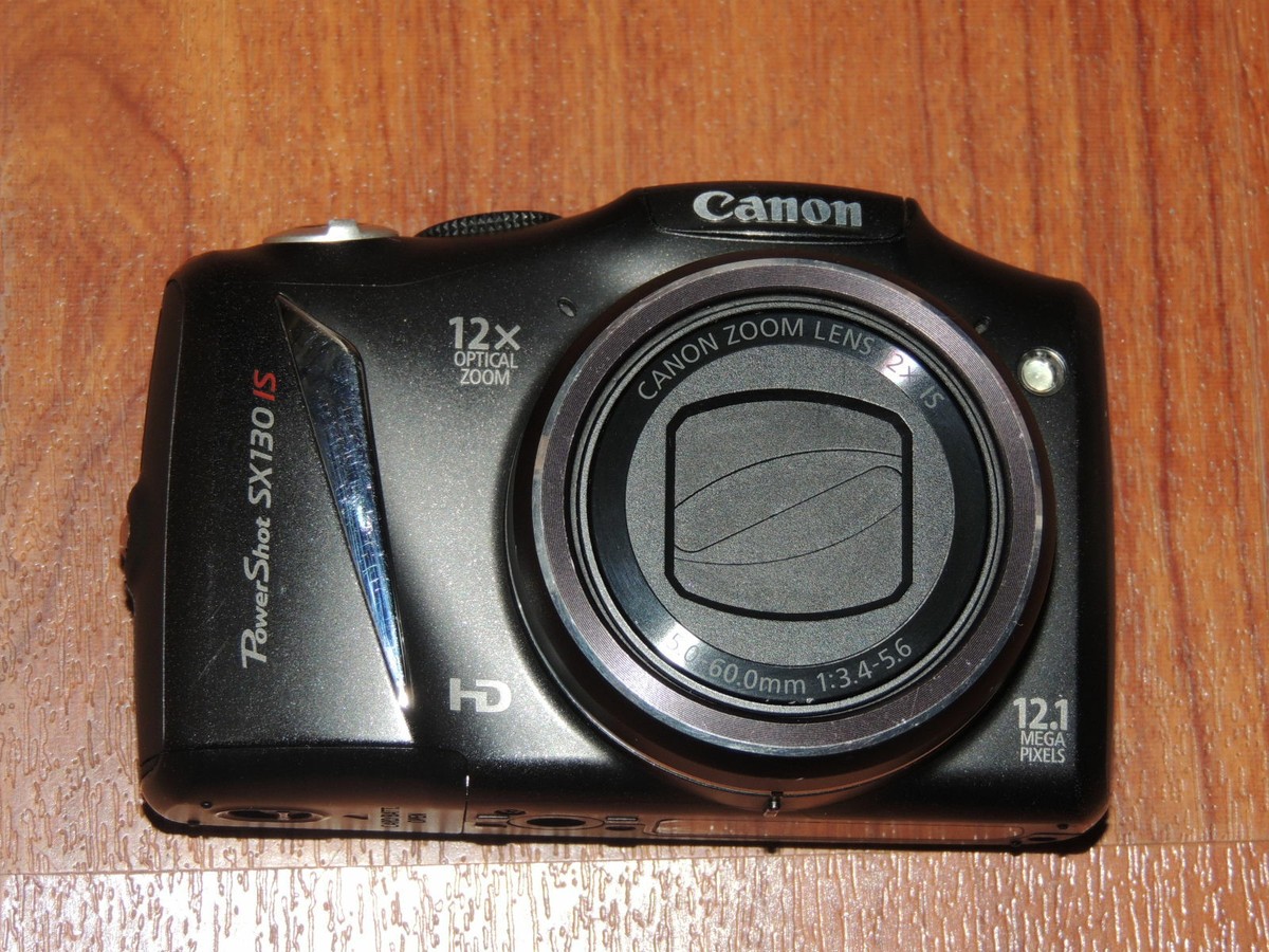 Canon PowerShot SX130 IS【中古品】 Canon PowerShot SX130 HS 12.1 MP Camera - BLACK