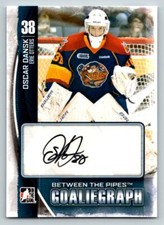 2013-14 Between the Pipes AUTO #AOD Oscar Dansk (ref 209684)