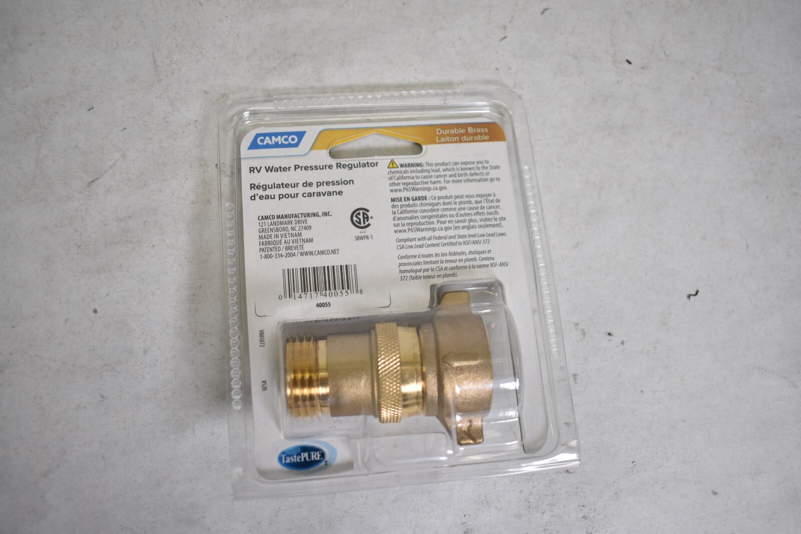 CAMCO 40055 3/4-in Lead-Free Brass RV Water Pressure Regulator - Foto 7