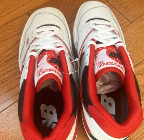 Size 10 - New Balance 550 White Team Red. Taylor Swift kanas city Chiefs - Picture 4 of 8