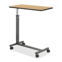 Hausmann Industries, Inc Overbed Table W/ 1-1/2 Casters 30x15x28-45 Oak Top on sale Hausmann Industries, Inc Overbed Table W/ 1-1/2 Casters 30x15x28-45 Oak Top on sale